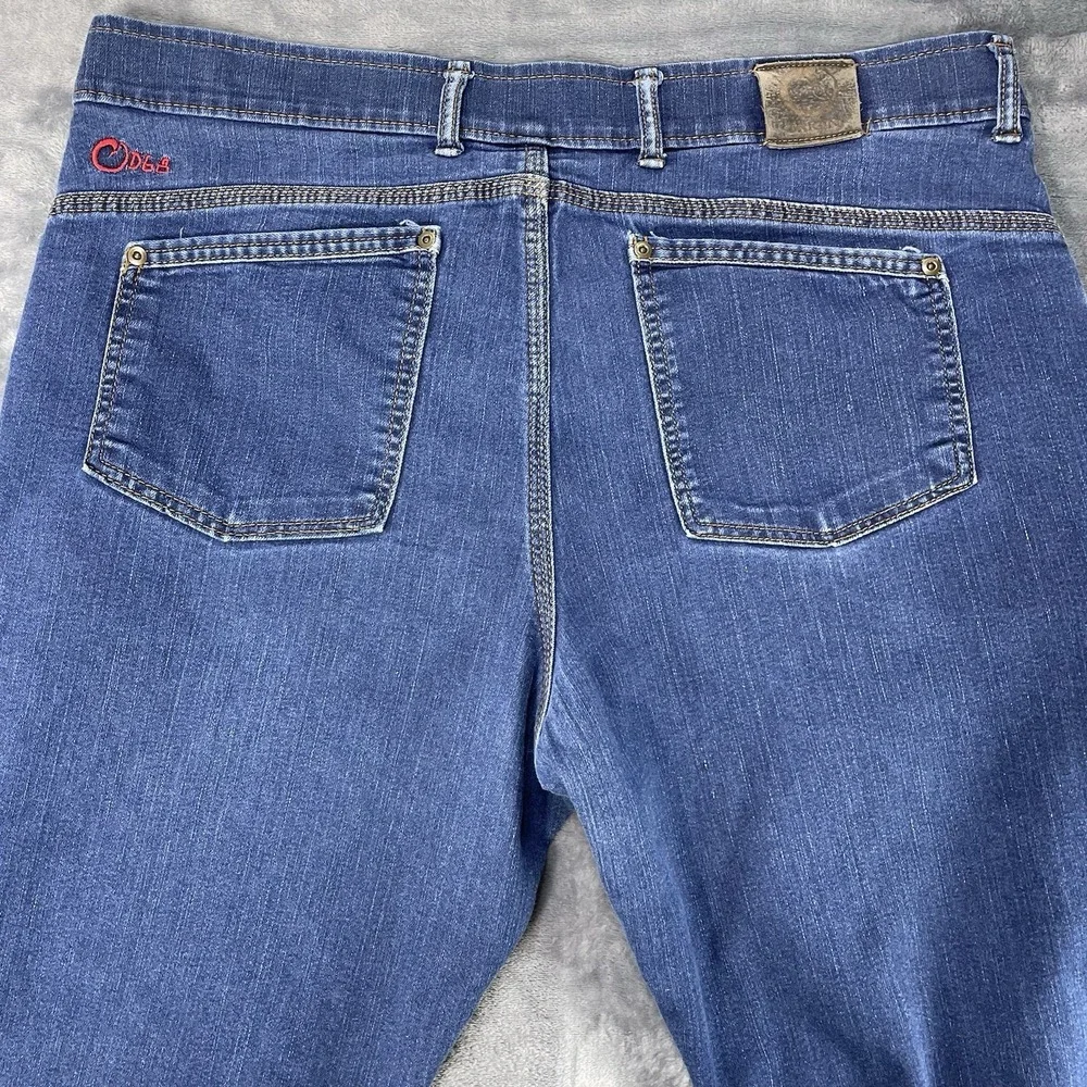 Origin Jeans Men 40x29 Blue D68 Delta 68 Taper Dark Wash Stretch Denim Pants USA